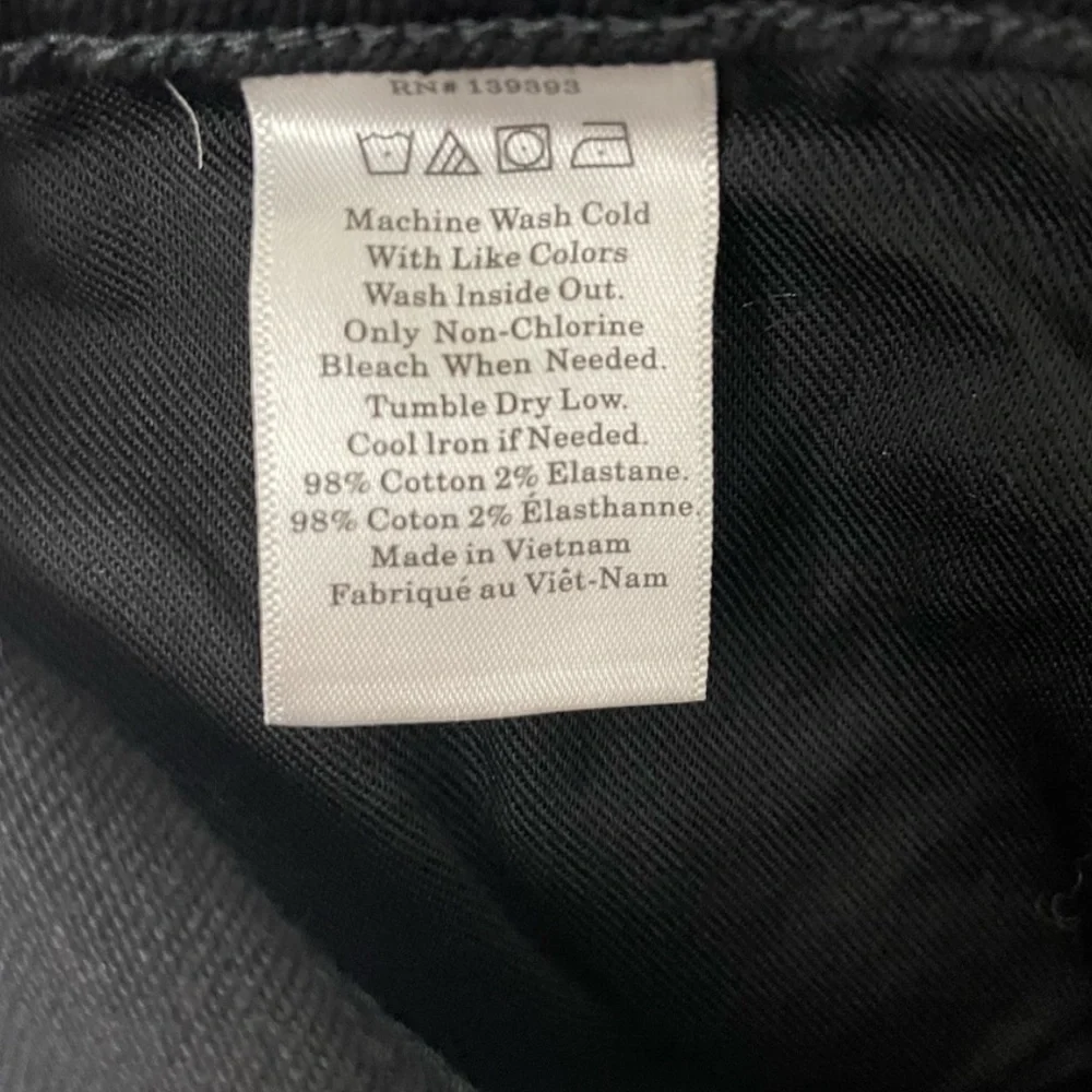 EVERLANE NWT MID-RISE SKINNY BLACK JEANS 24